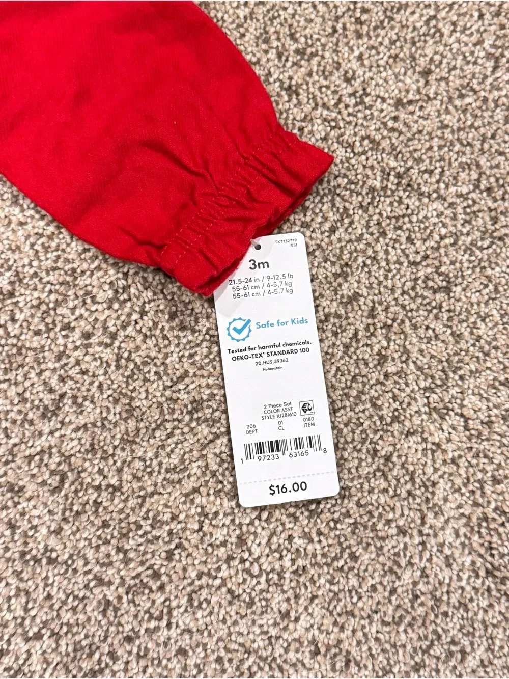 Carters soft red